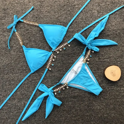 👑 Diamond Queen Bikini 💖 | Brilla sin límites 🌴 4 colores a elegir
