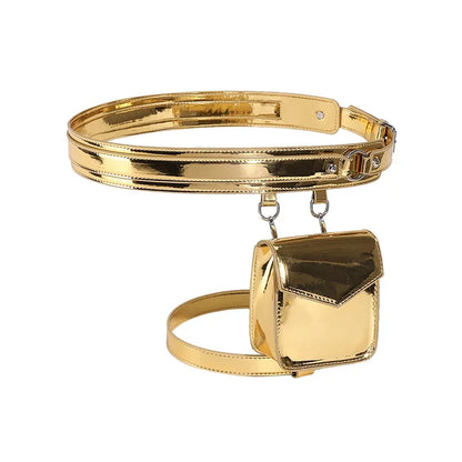 💖 Riñonera Cyborg 💫 Pierna Luminosa para Reinas Futuristas 🌙 5 colores a elegir