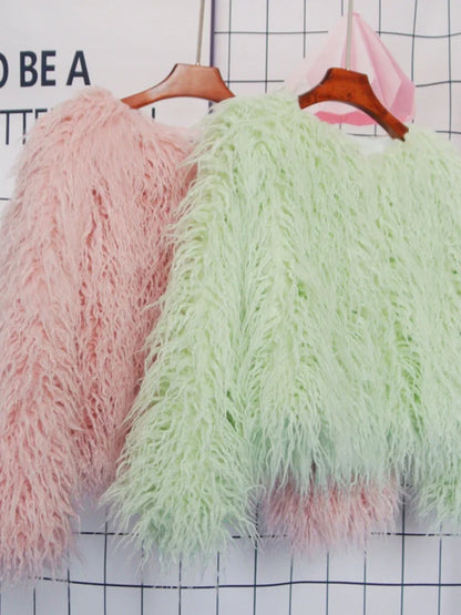 💫 Abrigo “Galactic Fluff” – Edición Multicolor 🪐✨