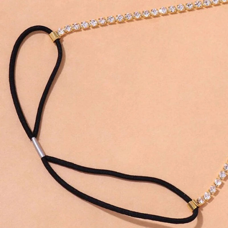 💎 Crystal Thigh Bling Set – Harness de Pierna con Cadena de Cristales✨