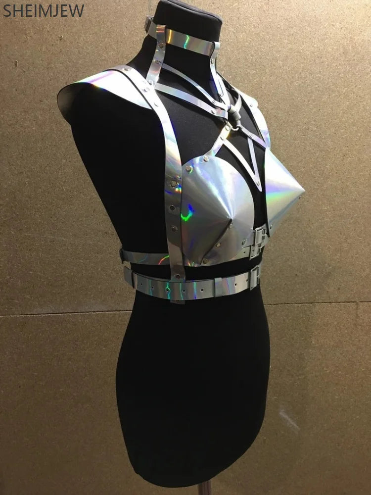 ⚡ Holo Cyber Belt Top 👽