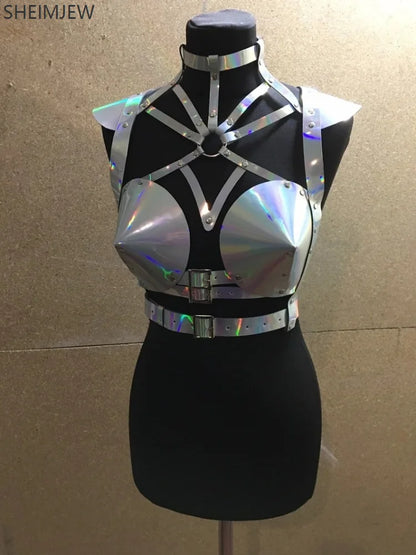 ⚡ Holo Cyber Belt Top 👽