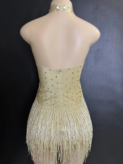 🌌 Stardust Fringe Bodysuit💥 15 colores a elegir