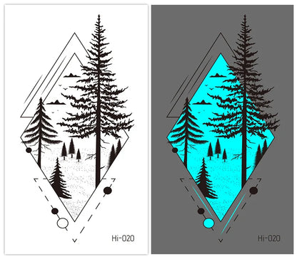 🌙⚡ Glow Spells – Tatuajes Luminosos para Pieles que Hechizan 🌌 45 variantes