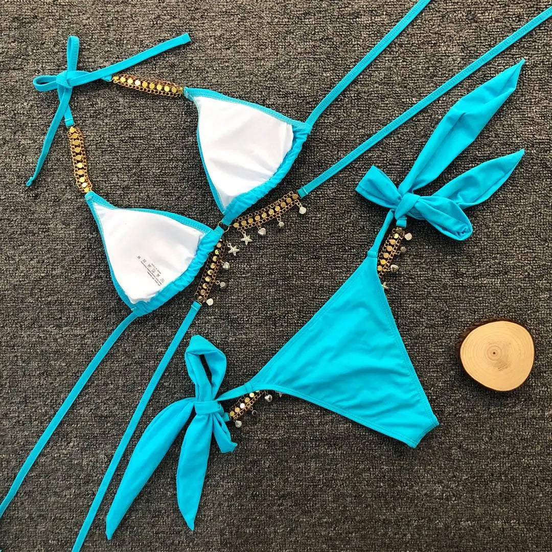👑 Diamond Queen Bikini 💖 | Brilla sin límites 🌴 4 colores a elegir