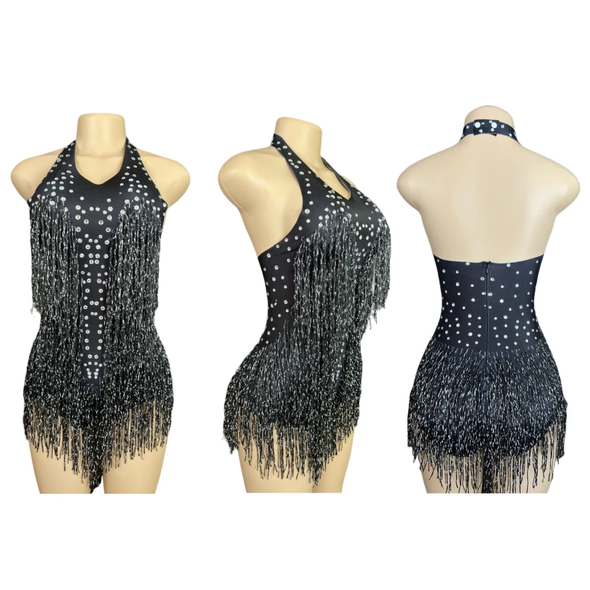 🌌 Stardust Fringe Bodysuit💥 15 colores a elegir
