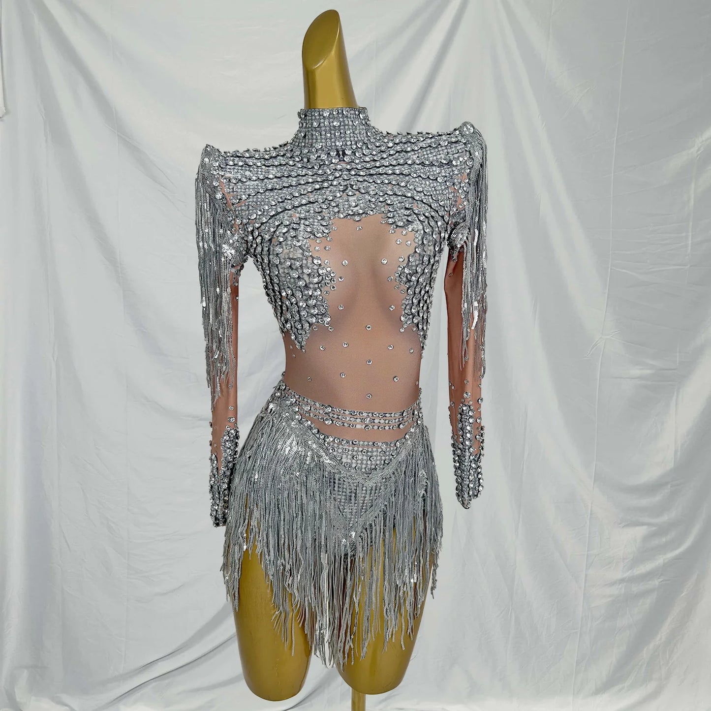 ✨ Fringe Queen Set — Plata / Dorado / Blanco / Rojo 👑