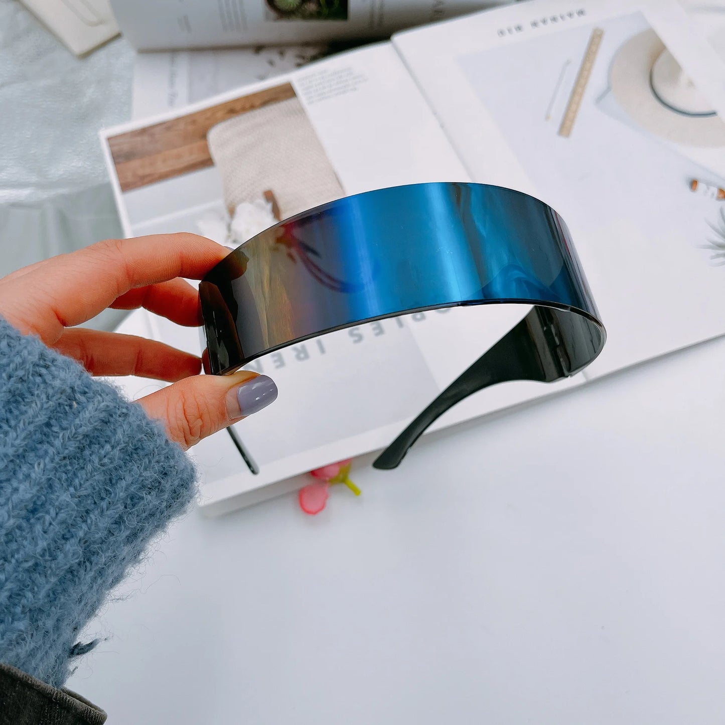 ⚡“NeoVisor 3025” 🛸 Gafas Futuristas con Lente Láser para Visiones del Mañana🌈13 colores a elegir