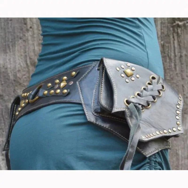 🛡️ Cinturón Riñonera “Hechicera Tribal”💥 2 colores a elegir