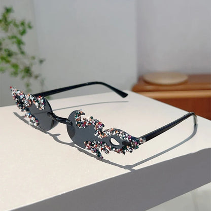 🔥 FireGlam Shades 🕶️ Gafas sin montura efecto fuego en candy colors🔥💋 5 colores a elegir