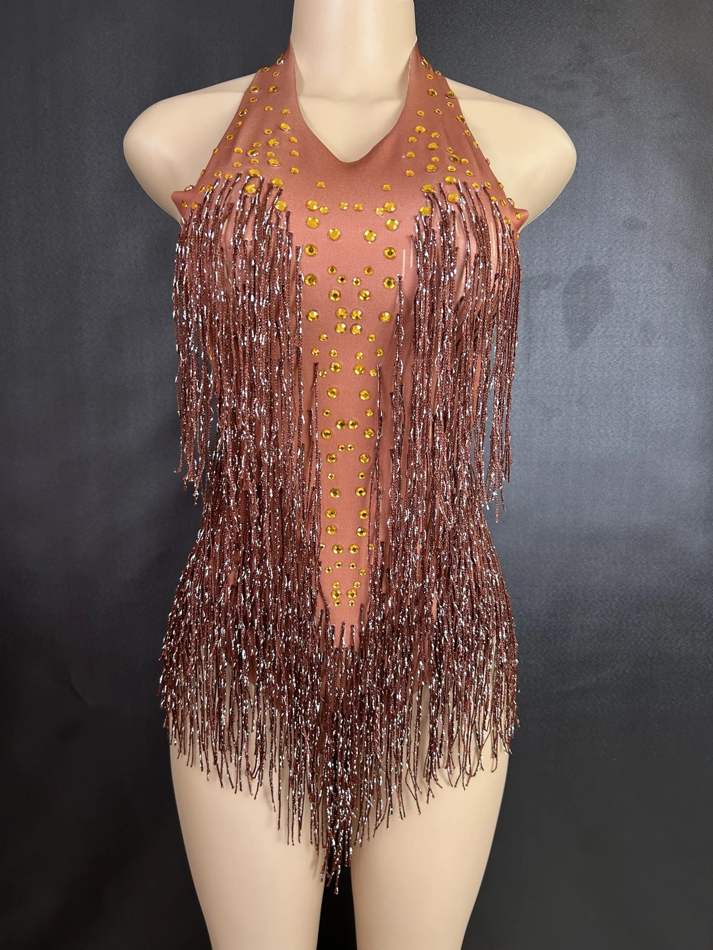 🌌 Stardust Fringe Bodysuit💥 15 colores a elegir