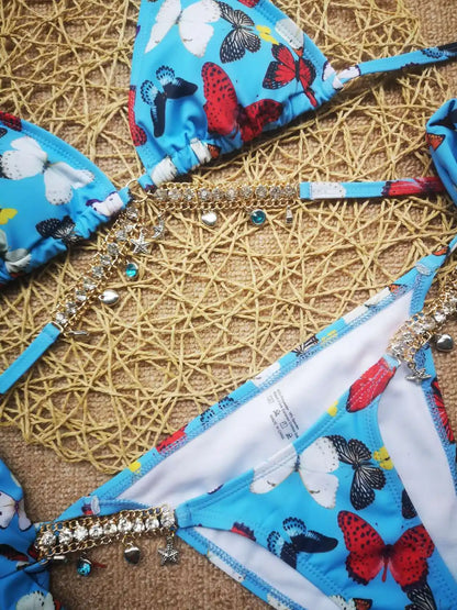 👑 Diamond Queen Bikini 💖 | Brilla sin límites 🌴 4 colores a elegir