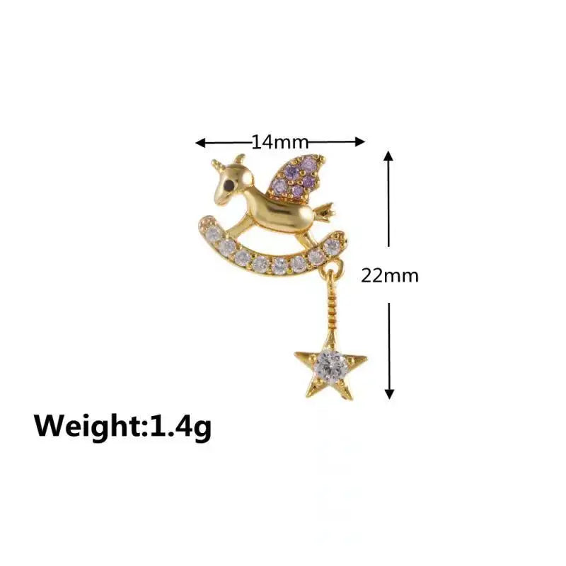 🌟Pendiente "Fairy Flight" 🦄 Ala de Ángel y Unicornio💫11 variantes a elegir