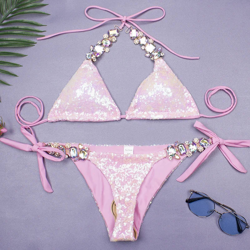 👙 Bikini Stardust ✨ | Tu brillo en cada ola🌊 3 colores a elegir