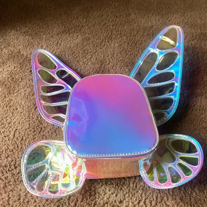 🎒 Mochila “Butterfly Laser Queen” 🦋✨
