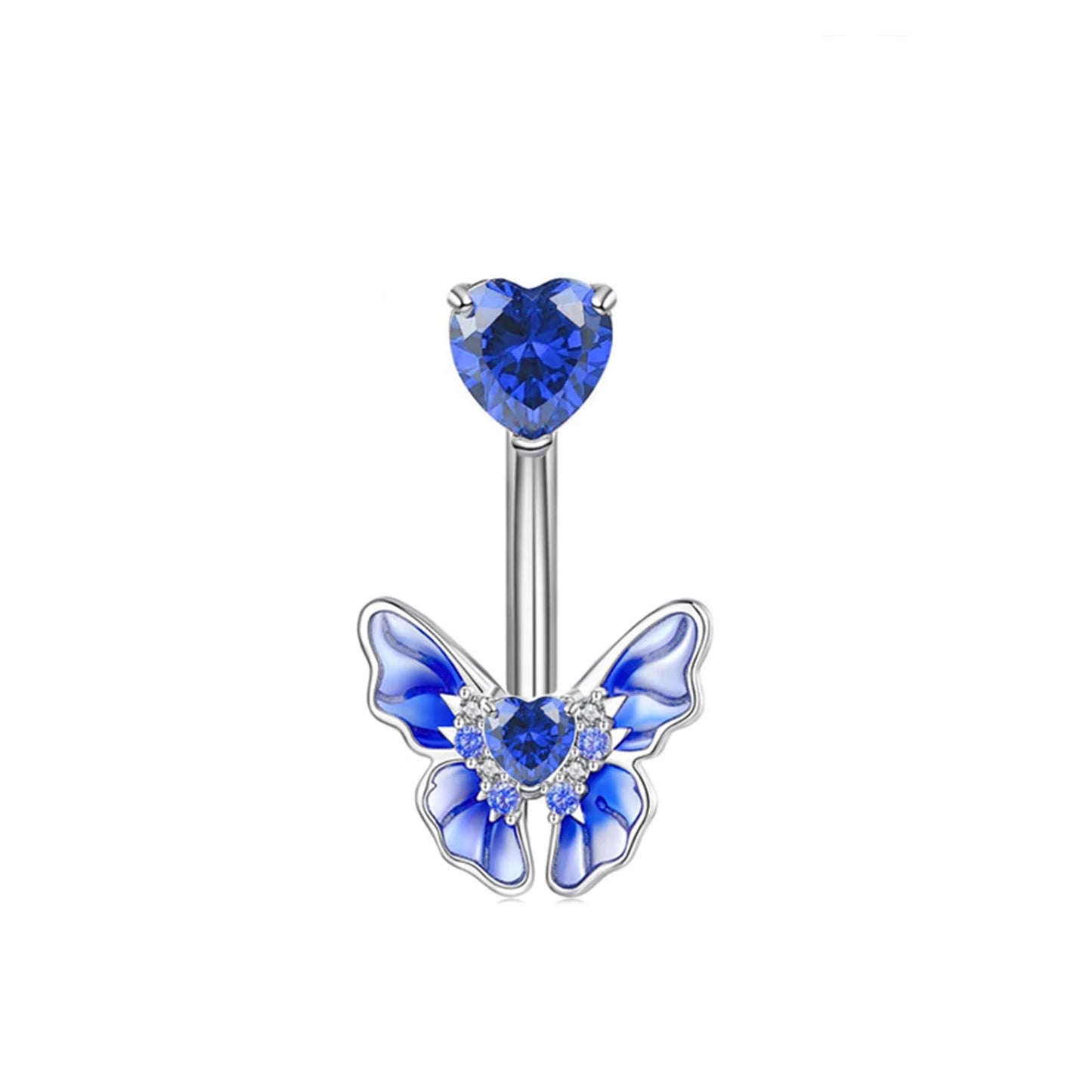 🌈 Piercing ombligo Mariposa Rebelde🦋 22 colores a elegir