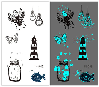 🌙⚡ Glow Spells – Tatuajes Luminosos para Pieles que Hechizan 🌌 45 variantes