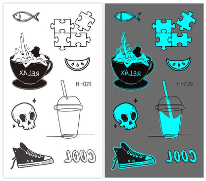 🌙⚡ Glow Spells – Tatuajes Luminosos para Pieles que Hechizan 🌌 45 variantes