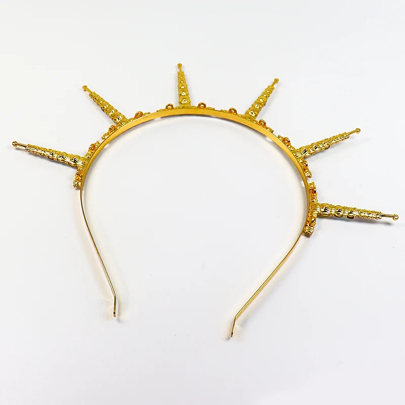 👑Corona Arcoíris 🌈 Hechicera Prisma💎Disponible en negro, plata, oro.