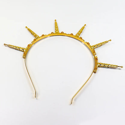 👑Corona Arcoíris 🌈 Hechicera Prisma💎Disponible en negro, plata, oro.