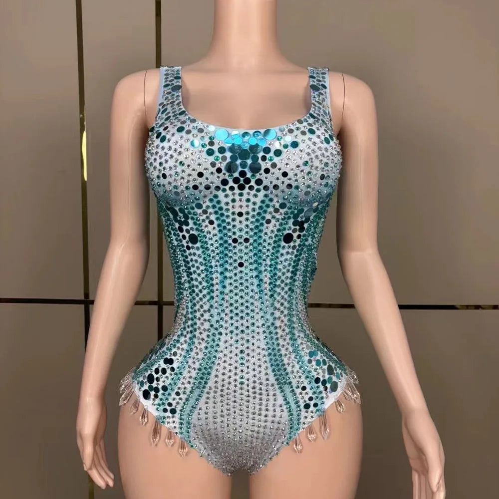 ✨ Crystal Mirage Bodysuit — 🌴Edición Oasis