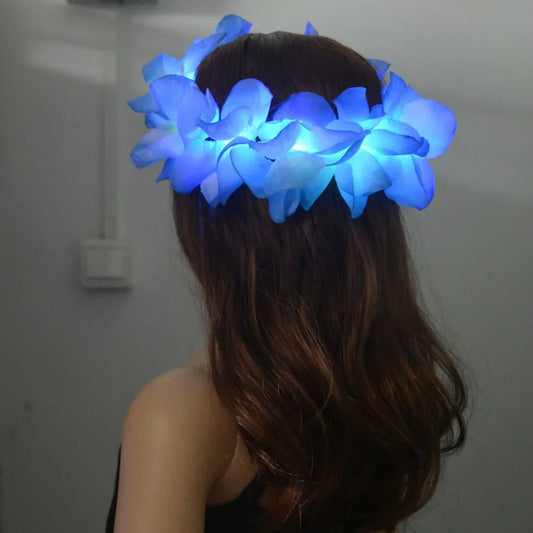 🦋 Diadema LED flower 🧚‍♀️ Mística Nocturna ✨8 colores a elegir