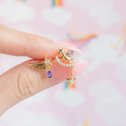 🌟Pendiente "Fairy Flight" 🦄 Ala de Ángel y Unicornio💫11 variantes a elegir