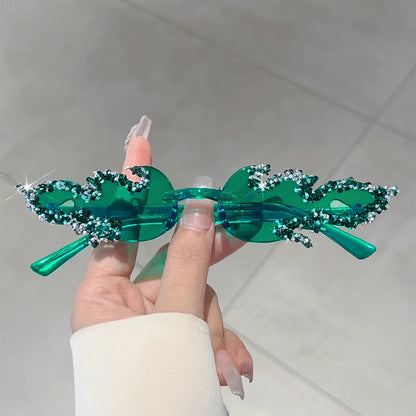 🔥 FireGlam Shades 🕶️ Gafas sin montura efecto fuego en candy colors🔥💋 5 colores a elegir