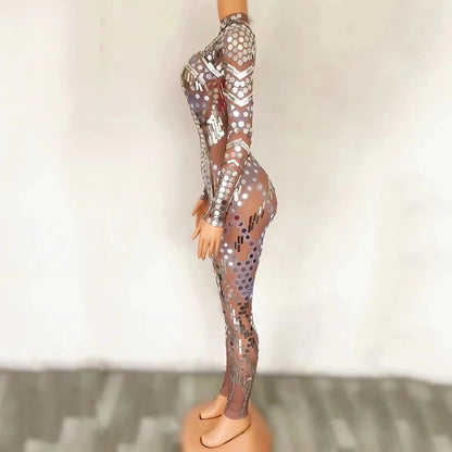 💎 Mirror Queen Jumpsuit 💥 Brilla como un diamante- 2 colores a legir