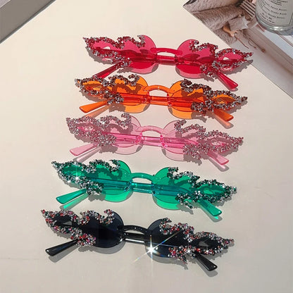 🔥 FireGlam Shades 🕶️ Gafas sin montura efecto fuego en candy colors🔥💋 5 colores a elegir