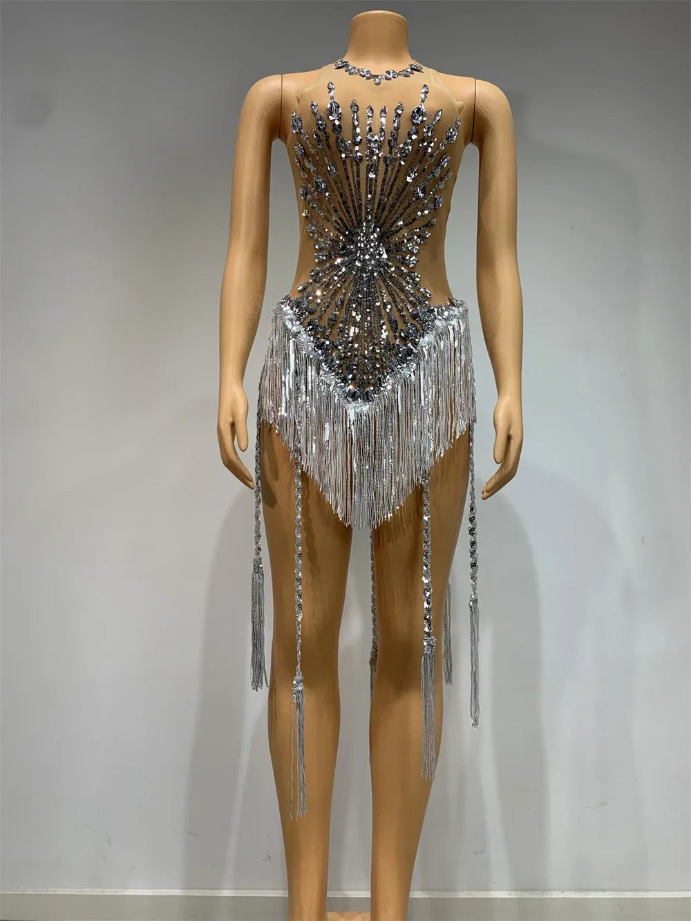 💎 Crystal Star Bodysuit – Estrella Polar 💎