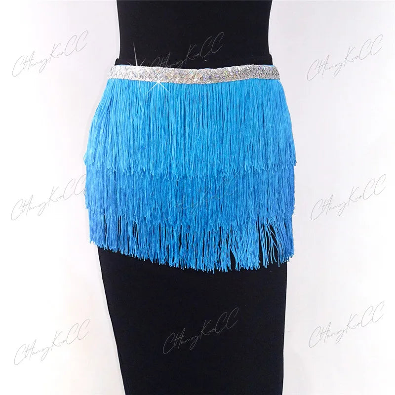 💃 "Fringe Queen Skirt ✨🔥" 9 colores a elegir