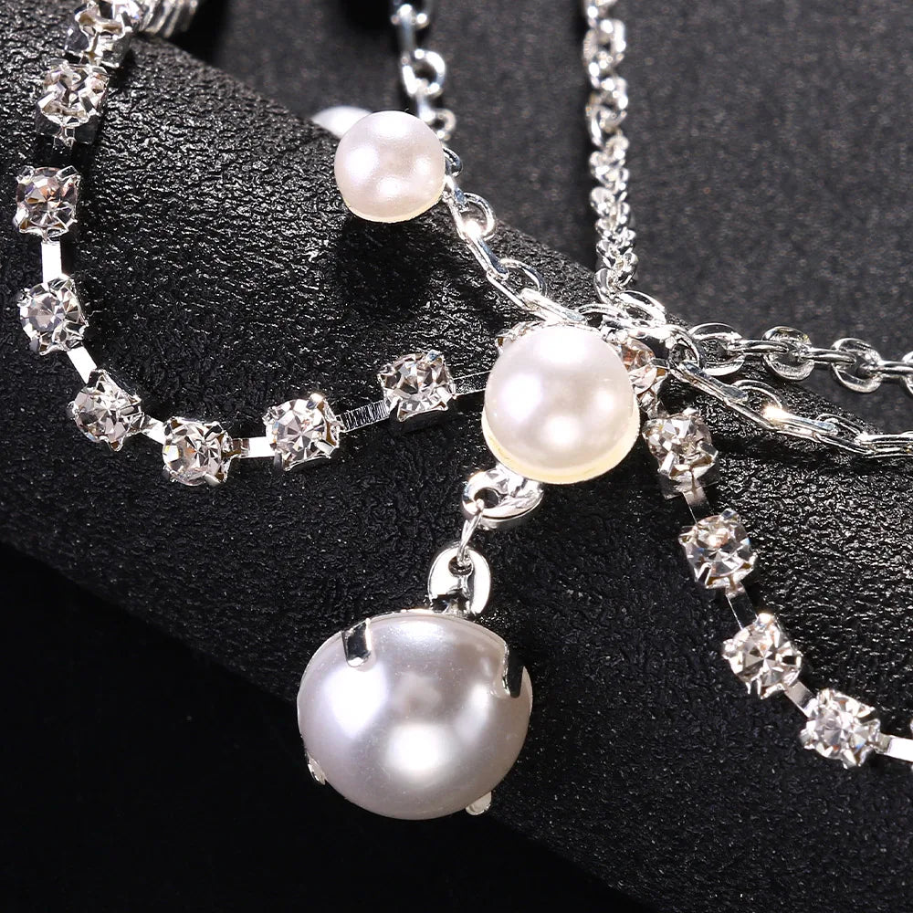 👑Tocado “Stardust Empress” de Cristales y Perlas💫 Disponible en Oro y Plata