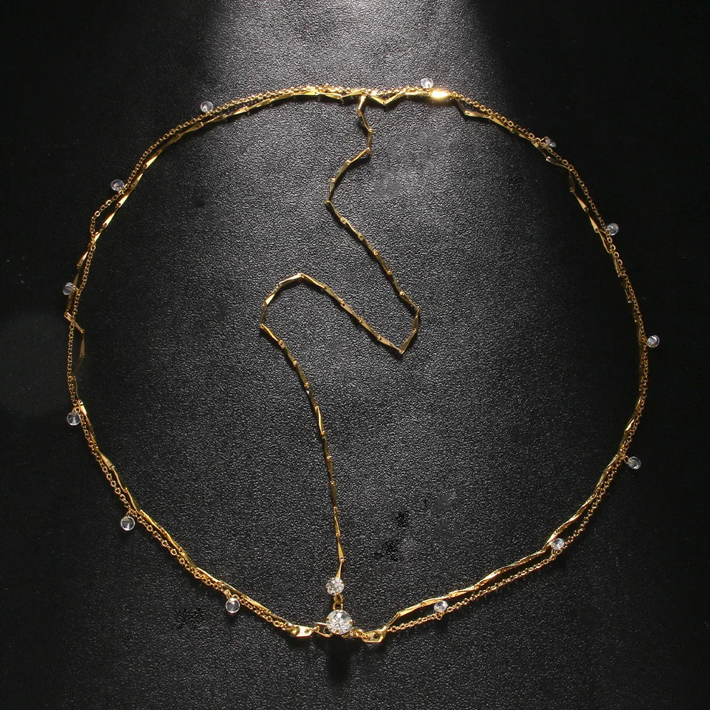 👑“Goddess of Light” ✨ Head Chain💖 Disponible en plata y oro