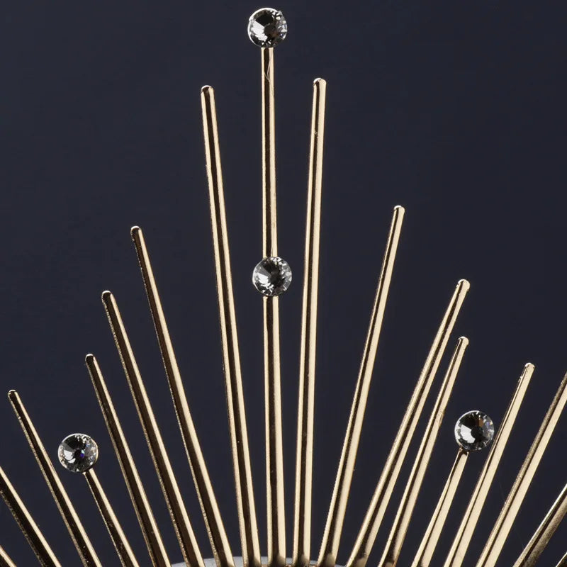 🖤 Halo Gótico Virgen Rebelde 👑 Corona de Oscuridad Sagrada🌘 Disponible en color negro y oro