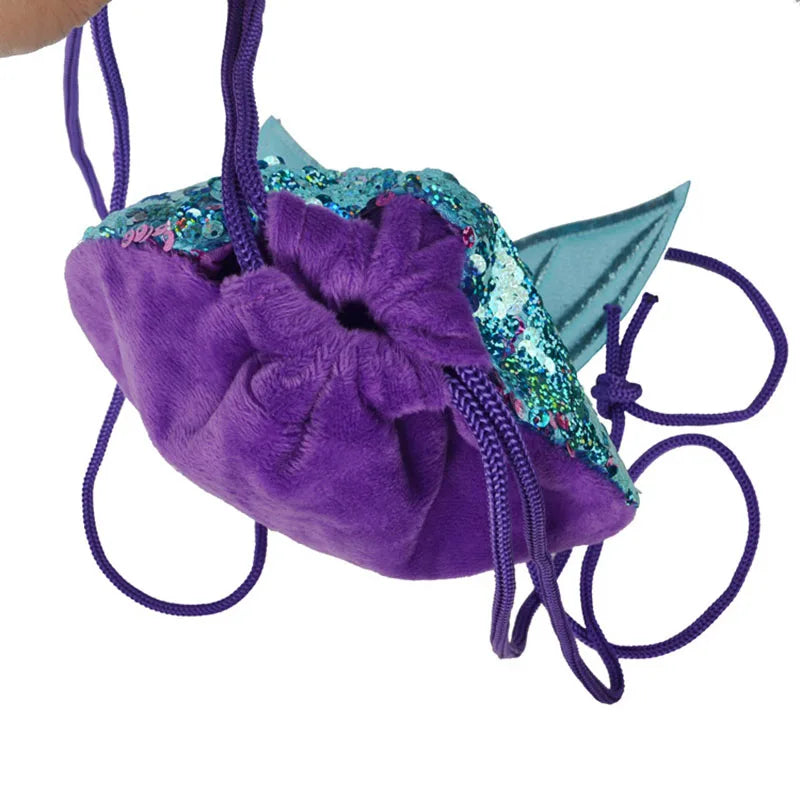 🧜‍♀️ Mochila “Cola de Sirena” Iridiscente💥5 colores a elegir