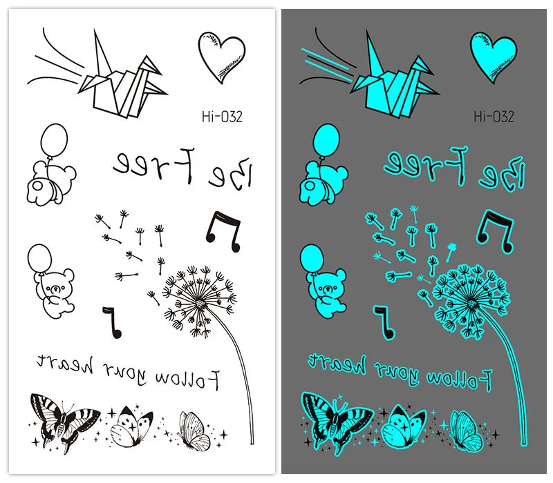 🌙⚡ Glow Spells – Tatuajes Luminosos para Pieles que Hechizan 🌌 45 variantes