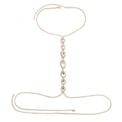 💧“Blue Droplet” Body Chain 🧜‍♀️ Sirena de Metal y Cielo Azul