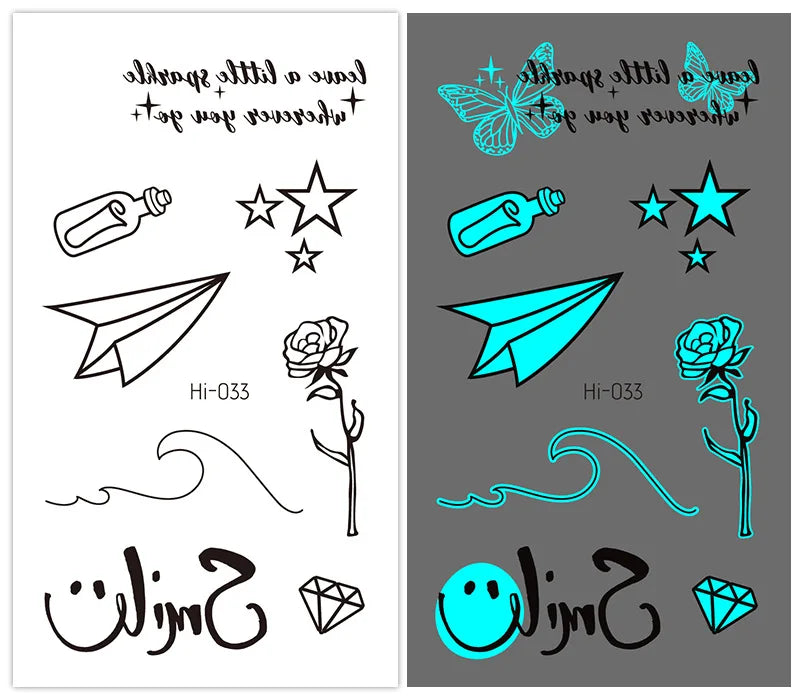 🌙⚡ Glow Spells – Tatuajes Luminosos para Pieles que Hechizan 🌌 45 variantes