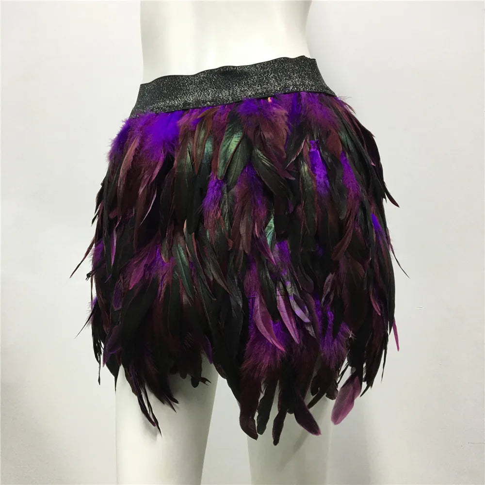 ✨ Feather Boho Skirt — Alas de Libertad💜🔥 9 colores a elegir
