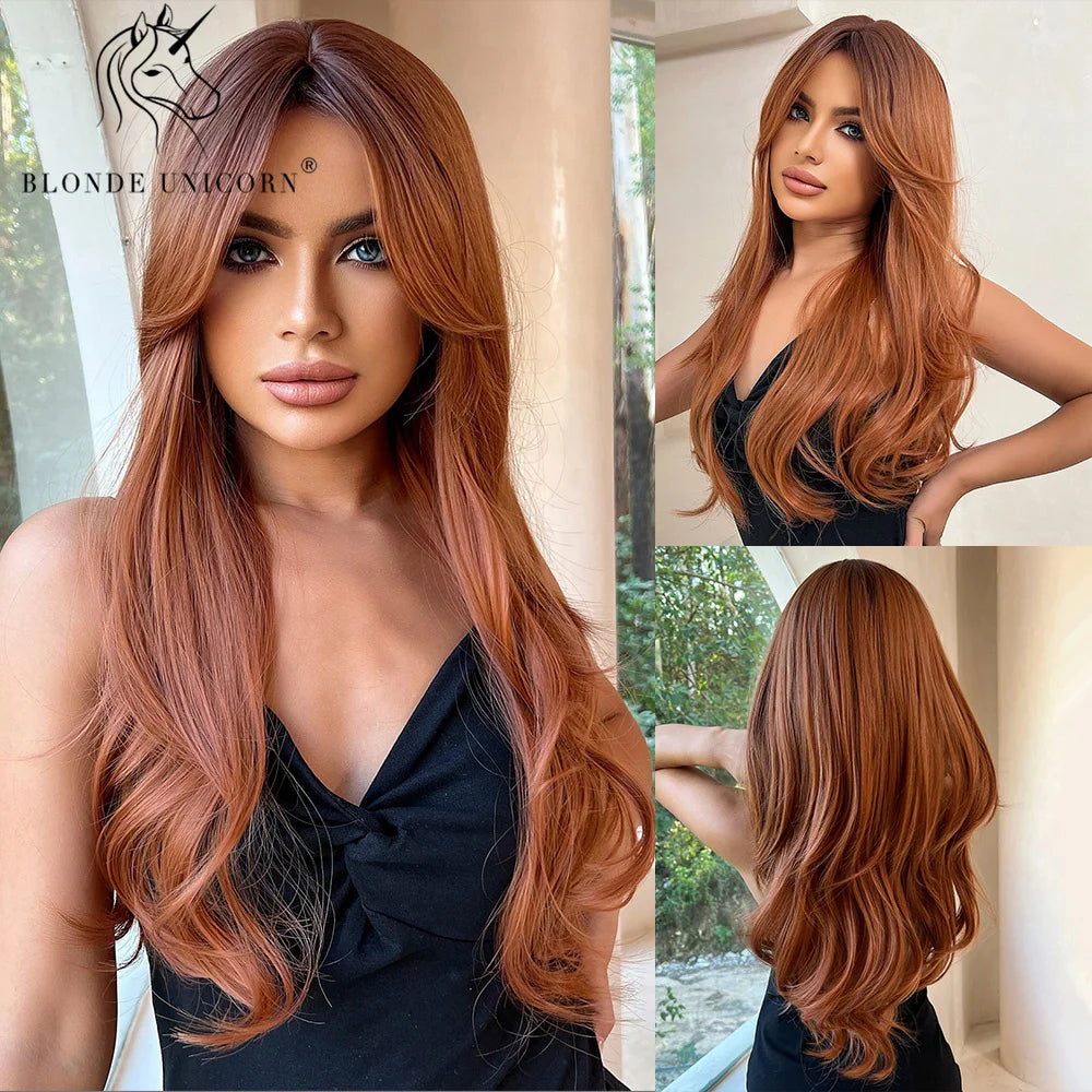 💜 Unicorn Dream 💖Ondas largas para un look místico y vibrante🤟26 variantes