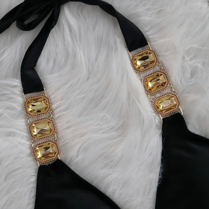 💎 “Starlit Siren” Bikini 2025 – Swimwear con Brillantes 💖 8 Colores de Diosa 🔥✨