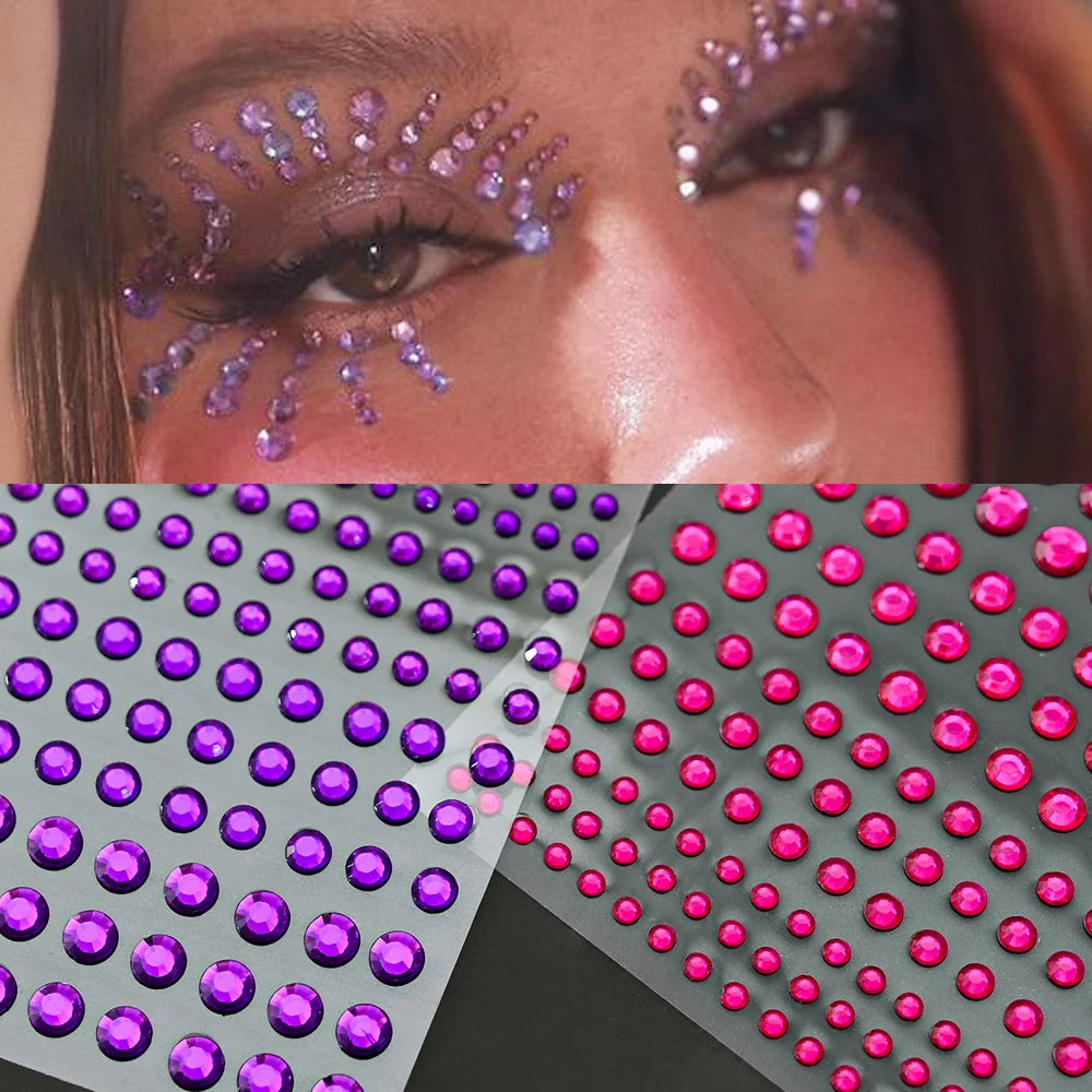 🌟Face Diamonds Deluxe – Cristales para Cara de Diosa 💎✨ 24 variantes a elegir