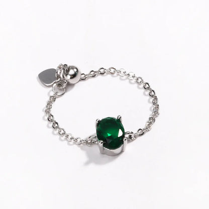 👸Anillo Princess cosmic 🌙 Cadena ajustable 🌈 12 colores a elegir