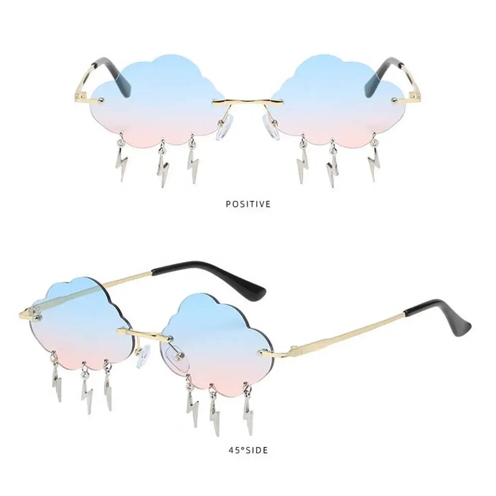 😎Gafas "Electric Cloudburst"🌩 29 variantes a elegir = ¡pura vibra rave!