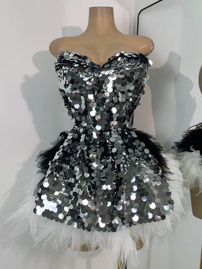 🌟 Starlight Diva Set – Conjunto Corset & Falda Lago de los Cisnes 💙💜