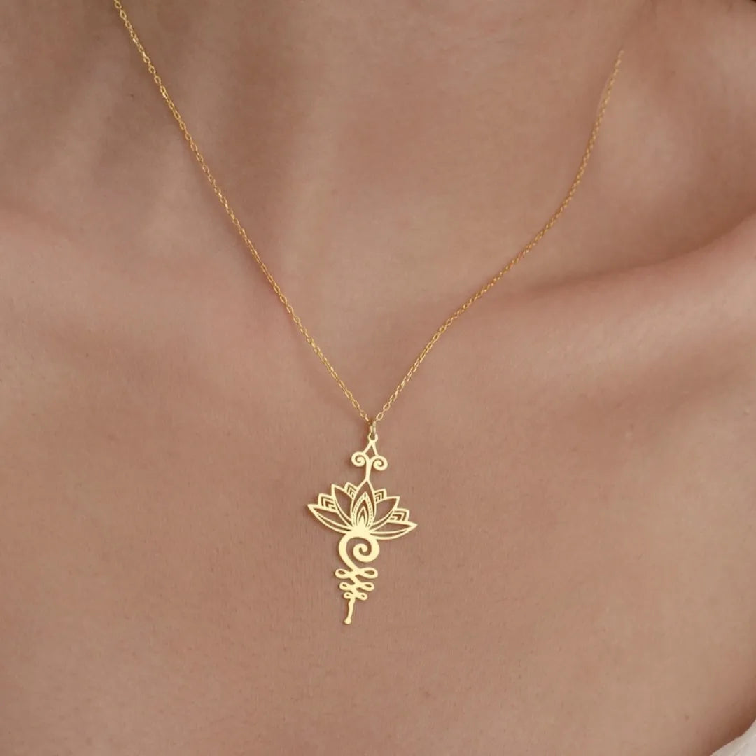 🌺Amuleto Lotus y OM🕉️ – 🧘Belleza con Propósito