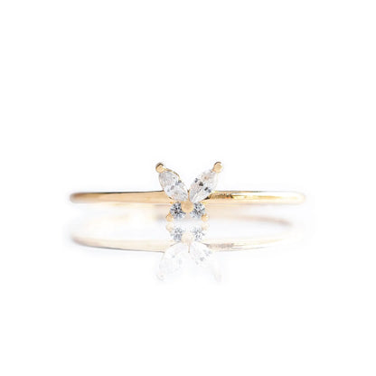 Anillos Love Set 💘🌈🧸Corazón, Mariposa. Oso y Flor en circonitas✨ 6 variantes a elegir
