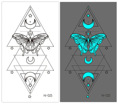 🌙⚡ Glow Spells – Tatuajes Luminosos para Pieles que Hechizan 🌌 45 variantes