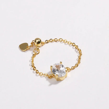 👸Anillo Princess cosmic 🌙 Cadena ajustable 🌈 12 colores a elegir